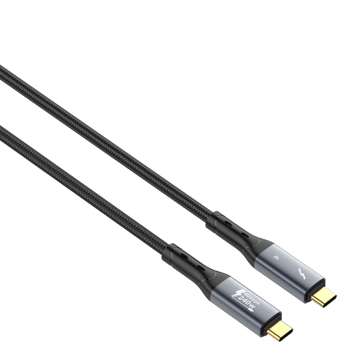 LDNIO TC-10C 240W USB-C to USB-C Fast Charging Cable | 40Gbps Data Transfer, 8K Video, PD 3.1 (0.5M)