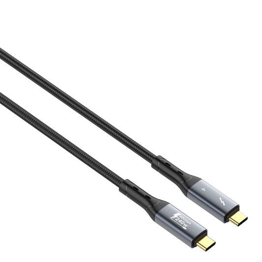 LDNIO TC-10C 240W USB-C to USB-C Fast Charging Cable | 40Gbps Data Transfer, 8K Video, PD 3.1 (0.5M)