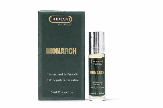 Hemani Monarch Perfume Oil Roll On 6ml Alcohol-Free Attar for Men - Pack of 6