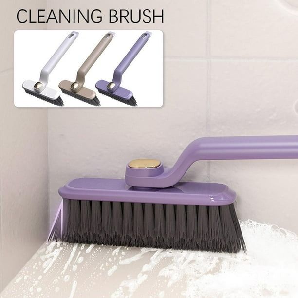 Rotating Crevice Cleaning Brush Purple – 360° Multi-Function Gap Cleaner for Kitchen & Bathroom