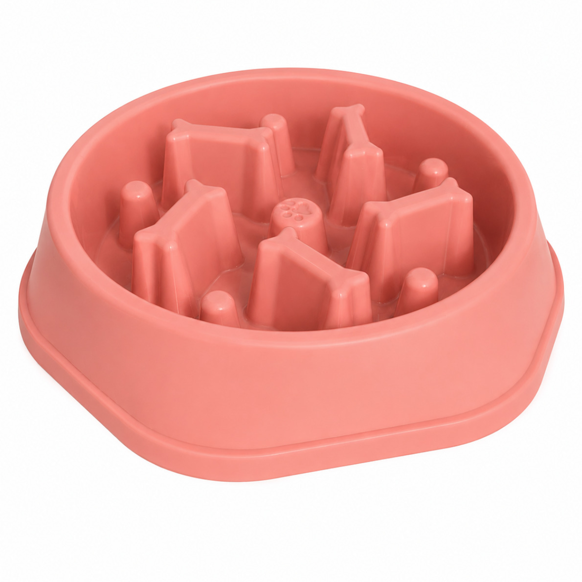 Interactive Slow Feeder Dog & Cat Bowl – Anti-Gulp Maze Food Feeding Bowl for Pets
