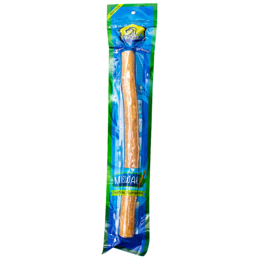 Al Khair Miswak Natural Toothbrush 6 Inch - Organic Salvadora Persica Teeth Cleaning Stick | Herbal Oral Care