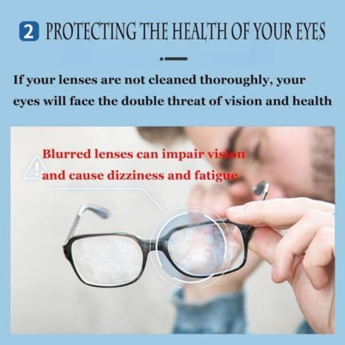 Powerclean Anti-Fog Lens Cleaning Wipes (100 Wipes x 4 Pack) | Fog-Free Cleaning Wipes for Glasses, Sunglasses, Camera Lens, Phone, Laptop & Electronic Screens