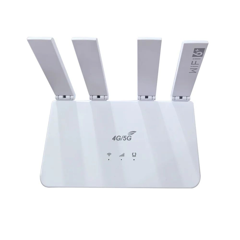 WiFi 6+ 4G/5G LTE Router with SIM Card Slot & Type-C – CPF906 White