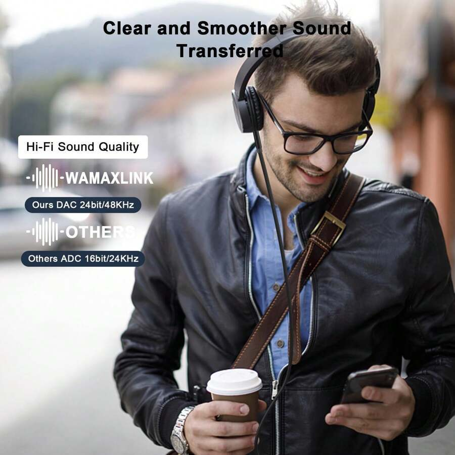 LDNIO LS-Y81C USB Type-C to 3.5mm AUX Audio Cable 1M | Hi-Fi Stereo Sound | Braided USB-C to AUX Adapter