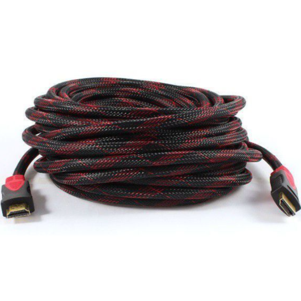 High-Speed HDMI Cable 3 Meter | Braided HDMI Male to HDMI Male Cable | 4K Ultra HD, Full HD 1080P & 3D Compatible