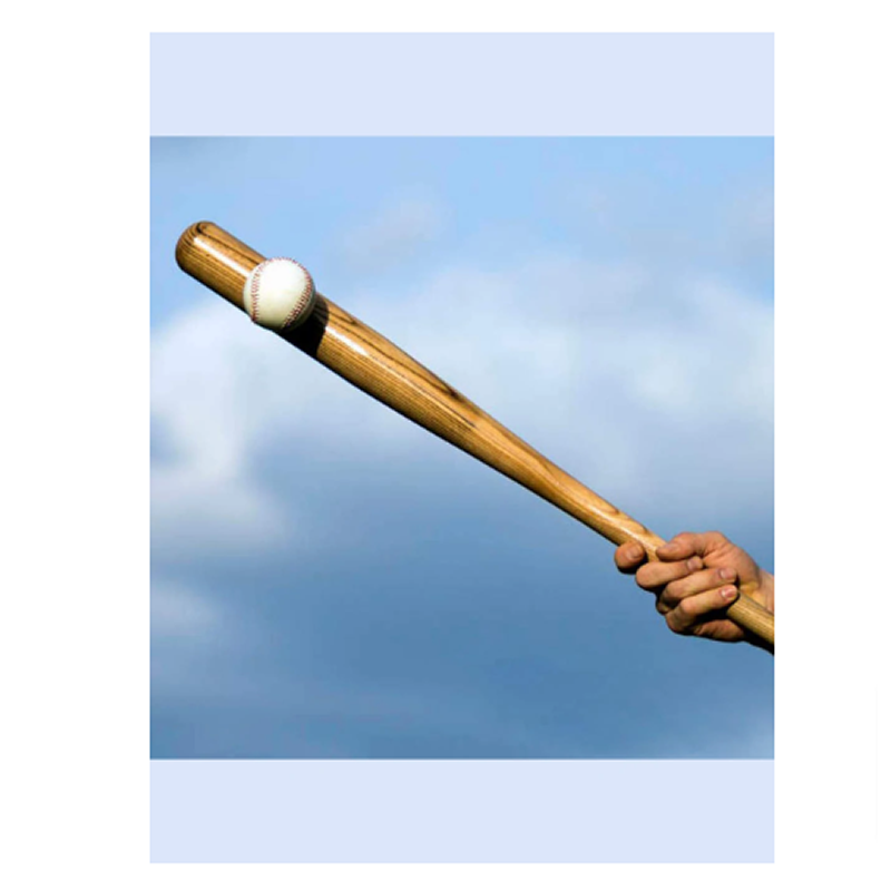 82cm Wooden Baseball Bat – Premium Solid Wood Training Bat for Baseball Practice, Fitness & Recreational Sports
