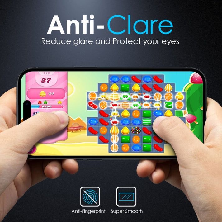 iPhone 16 Pro Professional Tempered Glass Screen Protector | Anti-Static 9H HD Full Coverage