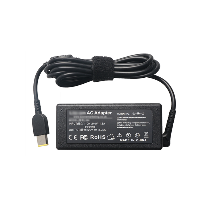 Lenovo 90W Laptop Charger 20V 4.5A USB Square Pin | Replacement AC Power Adapter (Yellow Square Tip)