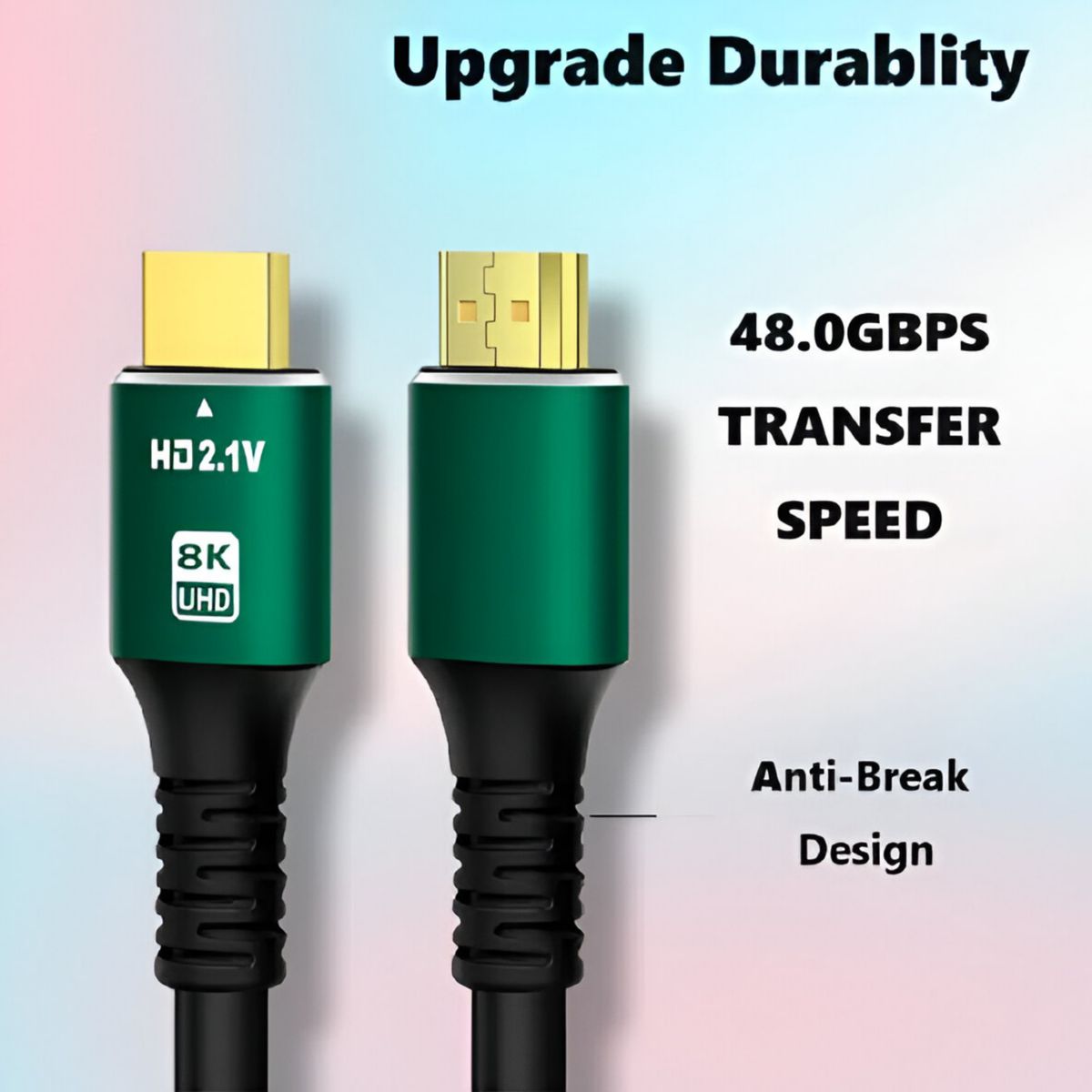 HDMI 2.1 5M Ultra High-Speed 8K HDMI Cable | 8K UHD 48Gbps HDR eARC Premium HDTV Cable