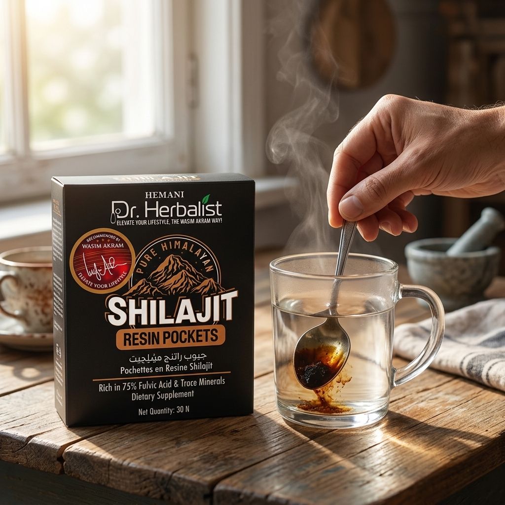Dr. Herbalist Pure Himalayan Shilajit Resin Pockets Dietary Supplement 30 Pack