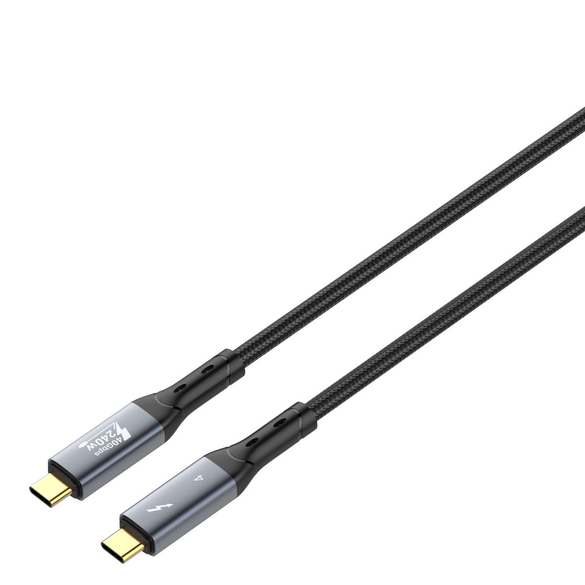 LDNIO TC-10C 240W USB-C to USB-C Fast Charging Cable | 40Gbps Data Transfer, 8K Video, PD 3.1 (0.5M)