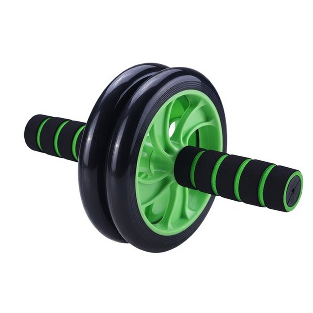 Dual Wheel AB Roller Wheel with Non-Slip Handles for Core Strength Training, Abs Workout & Home Gym Fitness Equipment