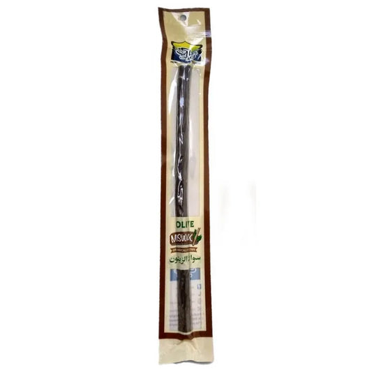 Al Khair Olive Miswak Thick Natural Toothbrush - Premium Herbal Olive Wood Teeth Cleaning Stick