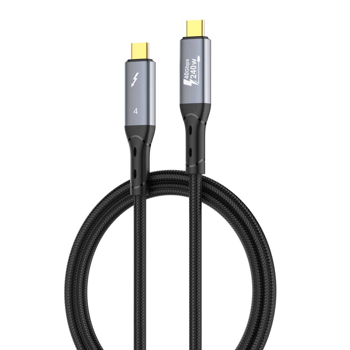 LDNIO TC-11C 240W USB-C to USB-C Fast Charging & Data Cable 1M | 40Gbps PD 3.1 Type-C Cable for Laptop, Tablet & Smartphone