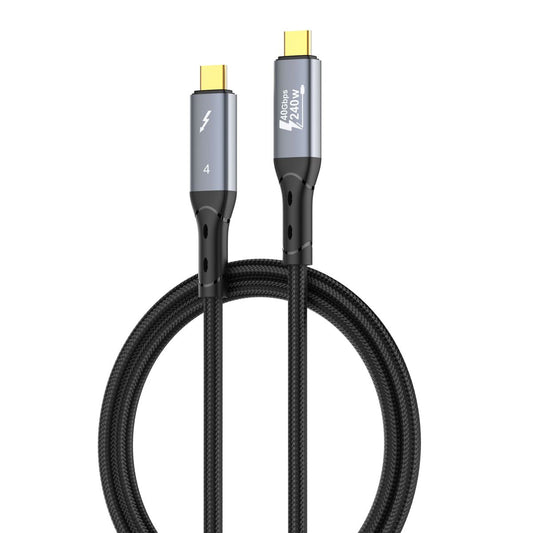 LDNIO TC-11C 240W USB-C to USB-C Fast Charging & Data Cable 1M | 40Gbps PD 3.1 Type-C Cable for Laptop, Tablet & Smartphone