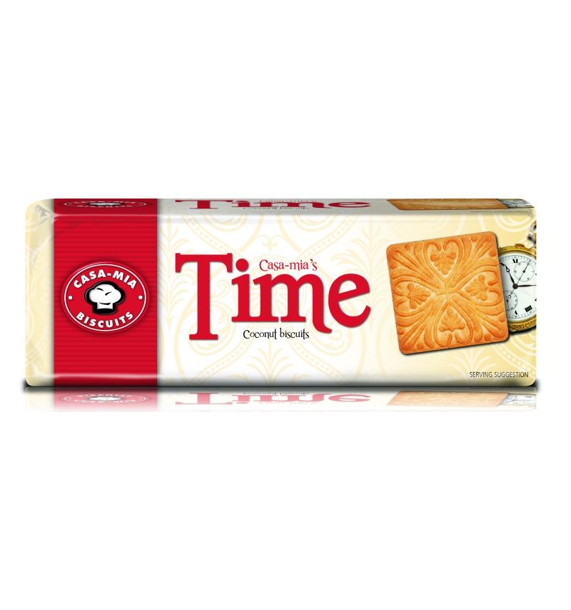 Casa Mia Time Coconut Biscuits 12 x 150g Bulk Pack | Crispy Coconut Tea Biscuits | Family Value Box