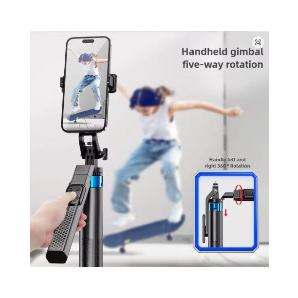 P525TK 1.8M Bluetooth Selfie Stick Tripod Stand | Extendable Phone Holder with Wireless Remote for Vlogging, Reels & Live Streaming