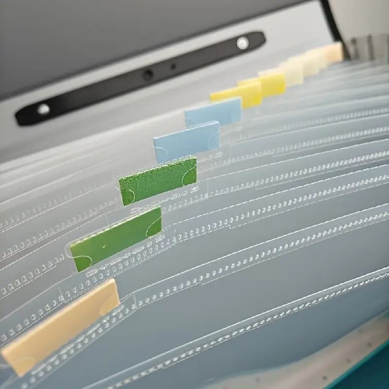 Portable A4 Expanding Document Folder with Handle & Lock | 13 Pocket Accordion File Organizer