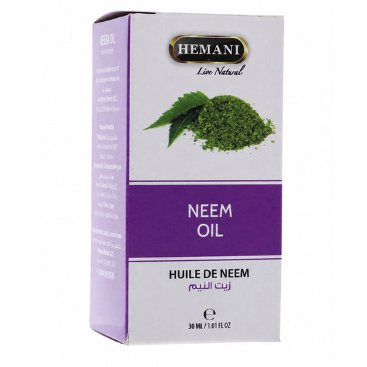 Hemani 100% Pure Neem Oil 30ml | Natural Hair, Scalp & Skin Care Oil