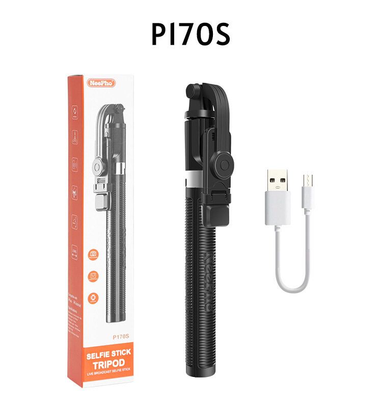 P170S Bluetooth Selfie Stick Tripod with Wireless Remote | Extendable Phone Tripod Stand for iPhone & Android