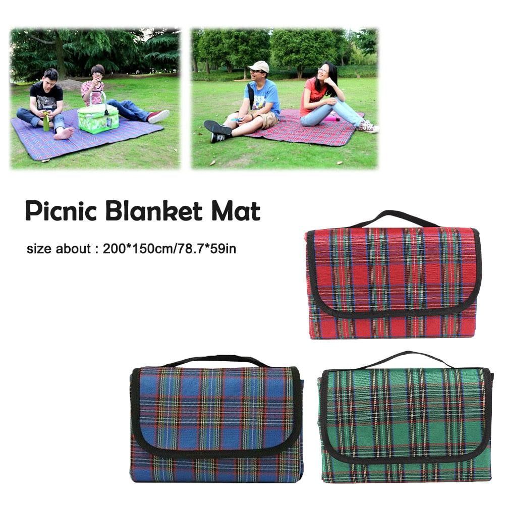 Waterproof Foldable Picnic & Beach Blanket – Portable Outdoor Mat for Camping, Hiking & Travel