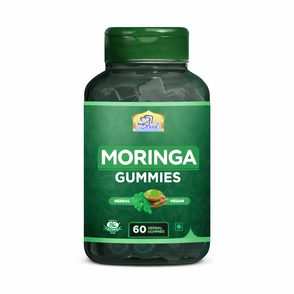 Al Khair Moringa Leaf Extract Gummies 60 Count | Vegan Herbal Dietary Supplement