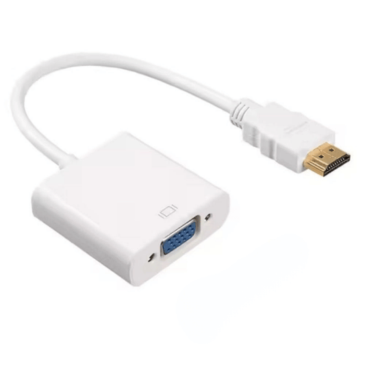 GLINK GL001 HDMI to VGA Adapter | HDMI Male to VGA Female Converter | Full HD 1080P Video Adapter for Monitor, TV & Projector