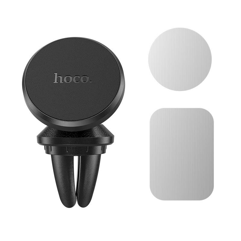 HOCO CA81 Ligue Magnetic Car Phone Holder for Air Vent – 4.5–7 Inch Smartphones, Compact ABS & Silicone Mount
