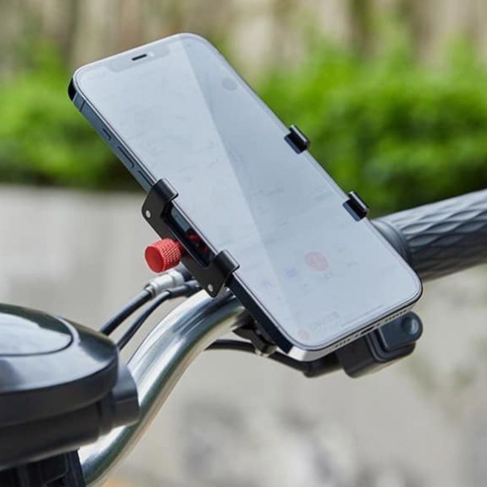 HOCO DCA4 Aluminum Bike Phone Holder | Universal Motorcycle & Bicycle Handlebar Mount for 4.7-7 Inch Smartphones