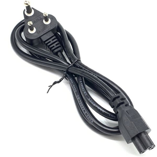 Laptop Power Supply Clover Cable 3 Pin Flower Power Cord 1 - 1.5 Meter AC Power Cable for Laptop Chargers