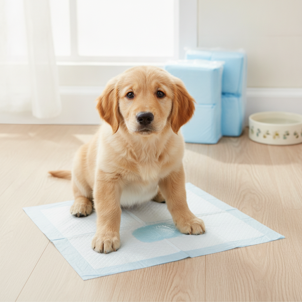 Dog Training Puppy Pads 33 x 45cm – 100 Pack | Absorbent Pet Toilet & House Training Pads