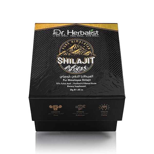 Dr Herbalist Pure Himalayan Shilajit Resin Gel 30g | 75% Fulvic Acid Mineral Supplement