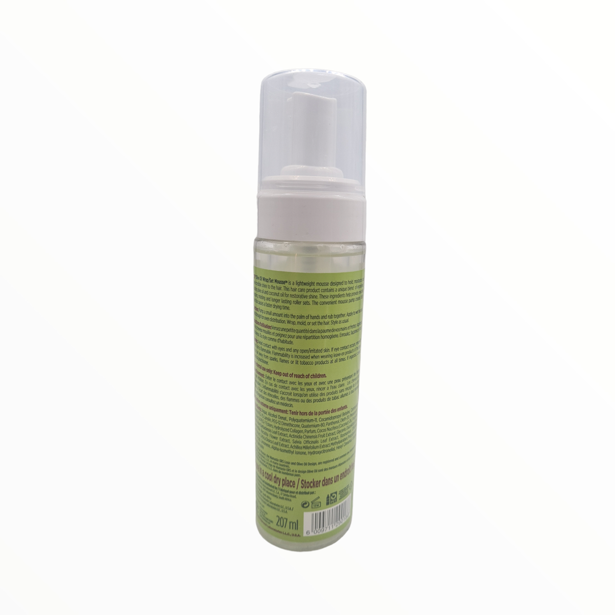 ORS Olive Oil Wrap/Set Mousse with Coconut Oil 207ml | Frizz Control & Styling Hair Mousse