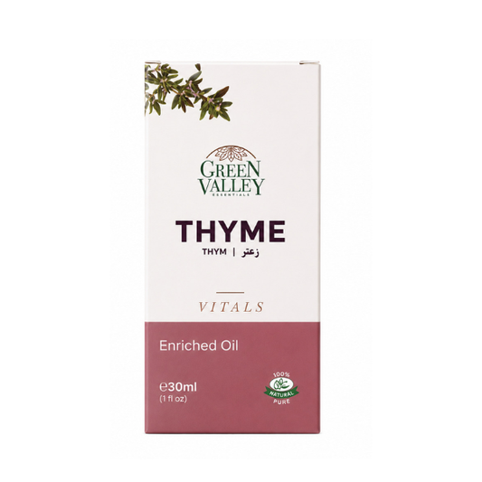 Green Valley Essentials Thyme Enriched Oil 30ml – Natural Hair & Scalp Care Oil