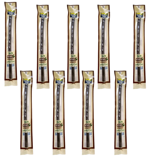 Al Khair Olive Miswak Thick Natural Toothbrush - Pack of 9 | Premium Herbal Olive Wood Teeth Cleaning Sticks
