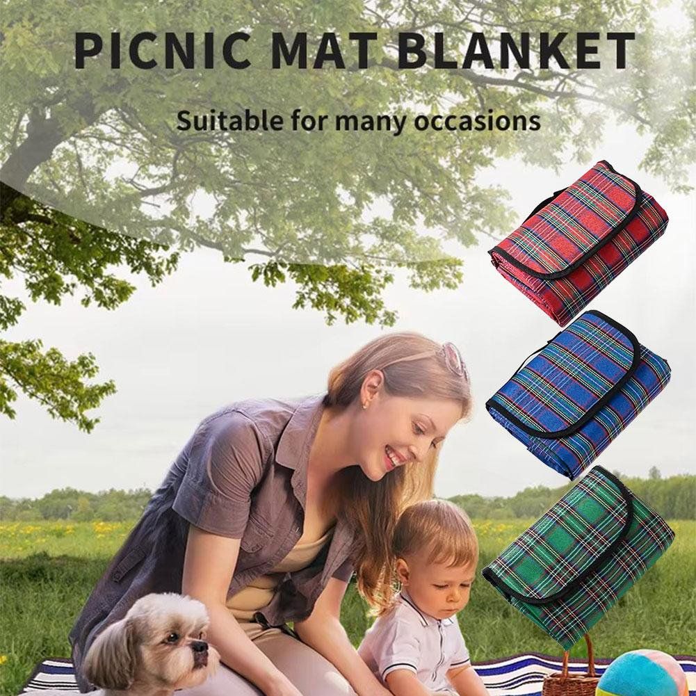 Waterproof Foldable Picnic & Beach Blanket – Portable Outdoor Mat for Camping, Hiking & Travel