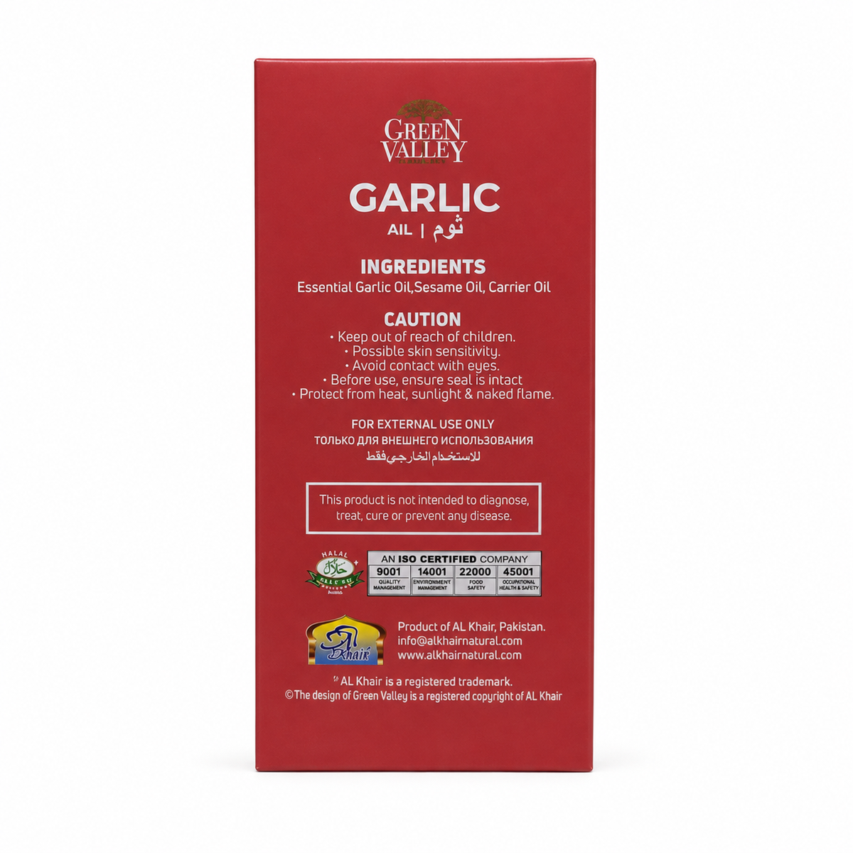 Green Valley Essentials Garlic Enriched Oil 30ml – Garlic, Sesame & Carrier Oil for Hair & Scalp Care