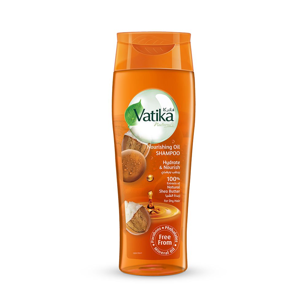 Vatika Naturals Shea Butter Nourishing Oil Shampoo 400ml | Hydrating Shampoo for Dry Hair