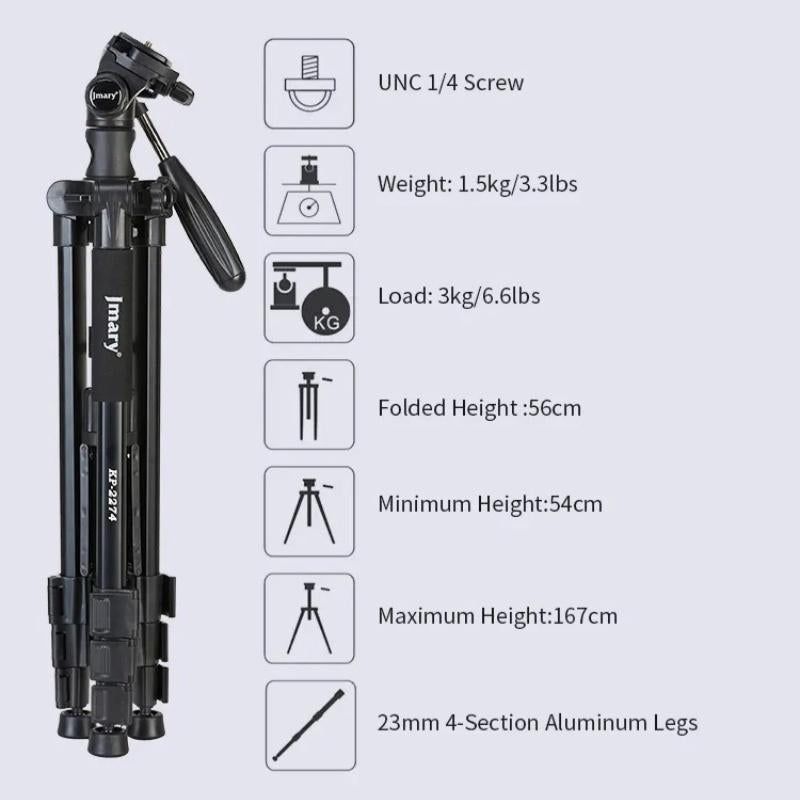 Jmary KP-2274 Professional Camera Tripod & Monopod