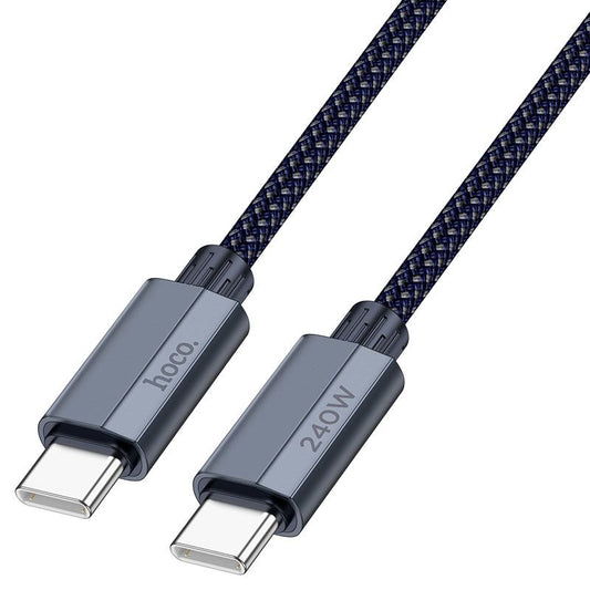 HOCO U134 USB-C to USB-C 240W PD 3.1 Fast Charging Cable 1.8M | Braided Data Sync Cable