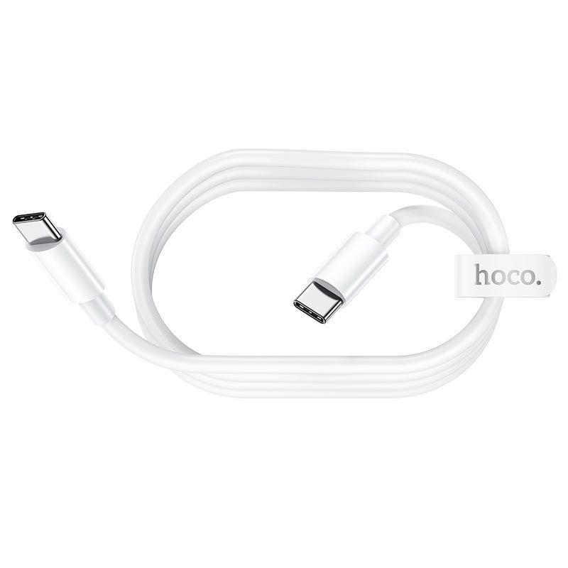 HOCO X51 USB-C to USB-C 100W PD Fast Charging & Data Cable 2M White | E-Marker Power Delivery Cable