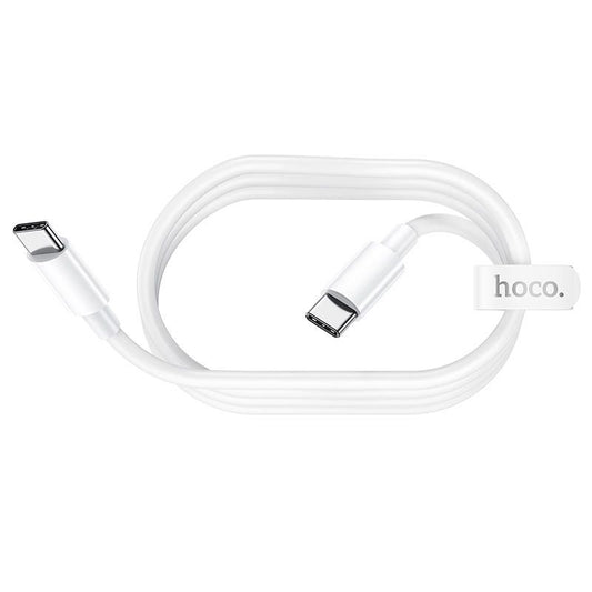 HOCO X51 USB-C to USB-C 100W PD Fast Charging & Data Cable 2M White | E-Marker Power Delivery Cable