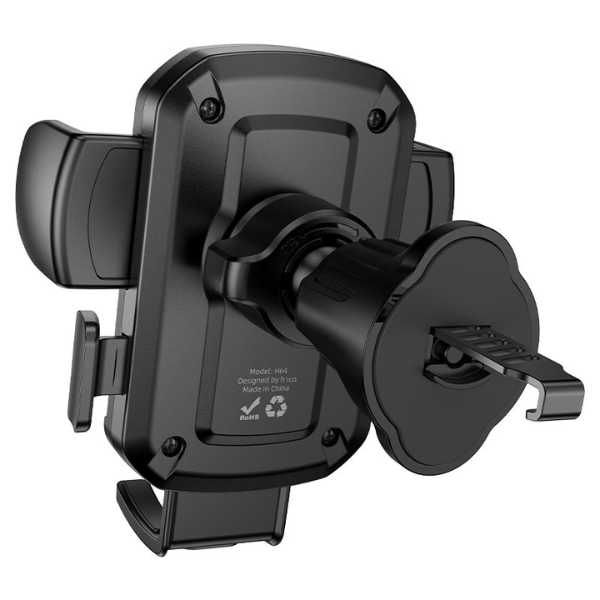 HOCO H64 Gamble One-Button Air Vent Car Phone Holder for 4.5–7 Inch Smartphones | 360° Rotating Mobile Mount