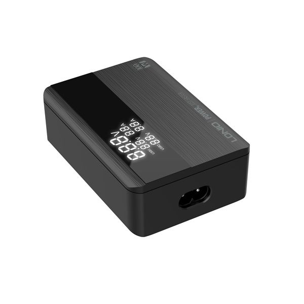 LDNIO A4809C 100W GaN Desktop Charger | 4-Port USB-C & USB-A Fast Charging Station with LED Display for Laptop, MacBook, iPhone & Android