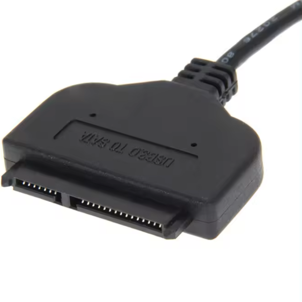 Dual USB 3.0 to SATA Adapter Cable for 2.5 Inch SSD & HDD – SATA III Hard Drive Converter with Power Support