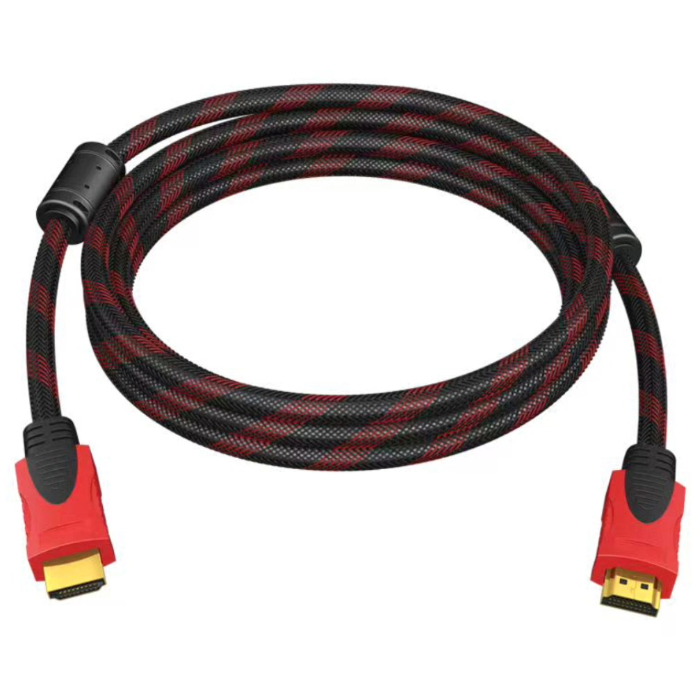Premium Braided HDMI to HDMI Cable 5 Meter | 4K Ultra HD, Full HD 1080P, High-Speed HDMI Cable with Ethernet