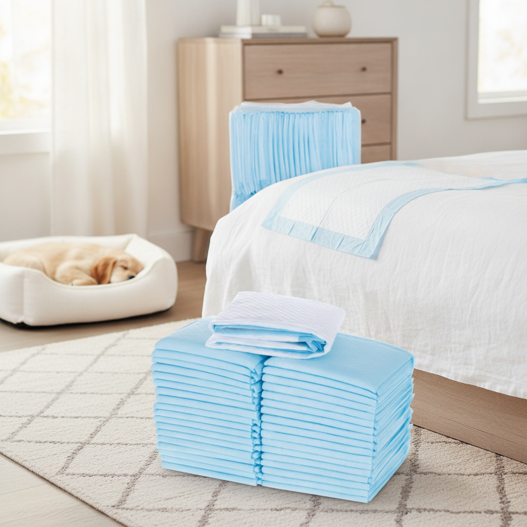 Dog Training Puppy Pads 33 x 45cm – 100 Pack | Absorbent Pet Toilet & House Training Pads
