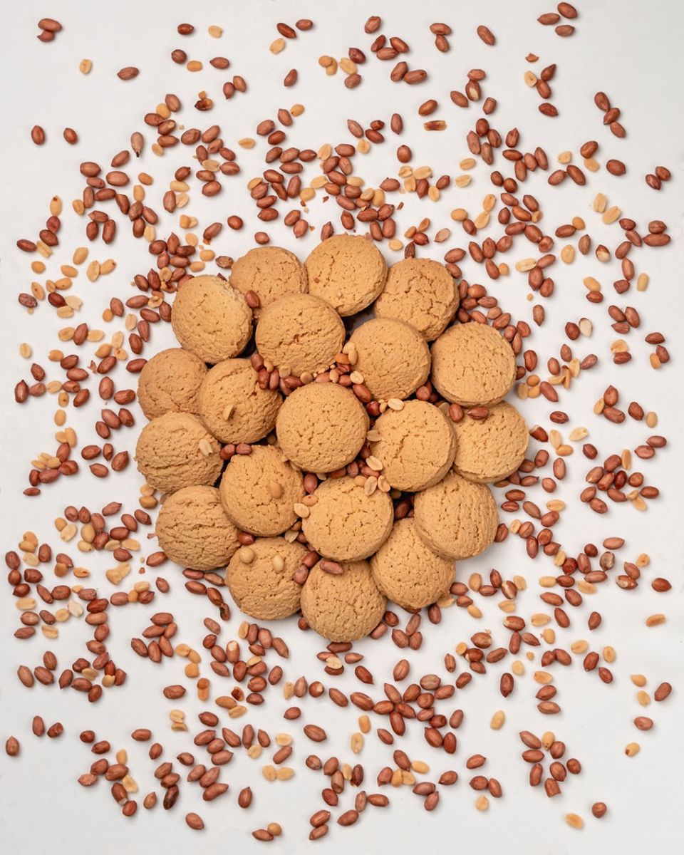 Kookie Factory Peanut Cookies 9L Bucket | Crunchy Peanut Flavoured Biscuits