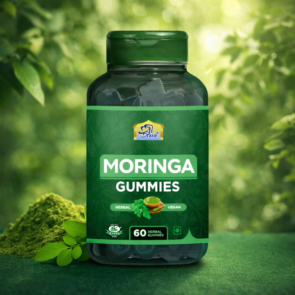 Al Khair Moringa Gummies 60 Count | Vegan Herbal Supplement for Daily Nutrition Support